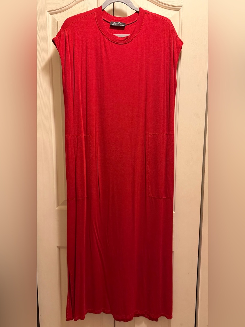 Brigitte Brianna Cozy Dress in Red